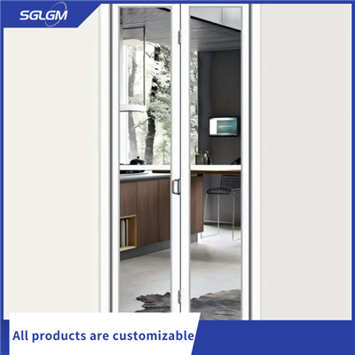 Fehér alumínium kétoldalas ajtók